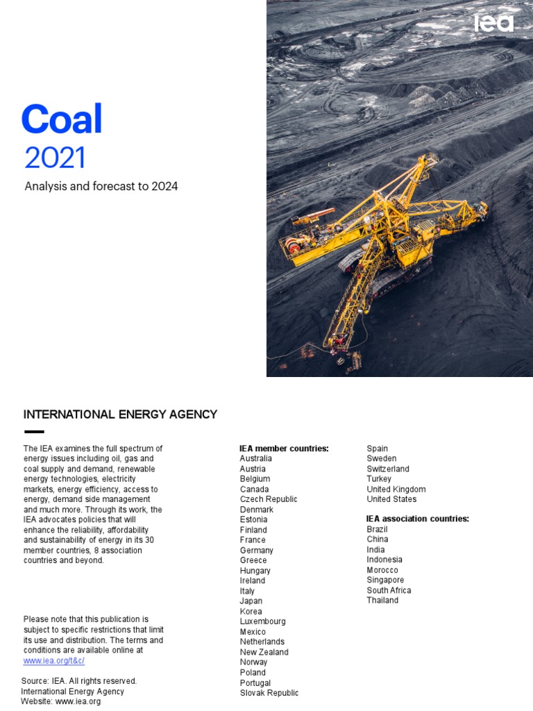 Coal Market Analysis 2021-2024 | PDF | Coal | International Energy Agency