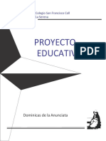 Colegio San Francisco Coll: Proyecto Educativo