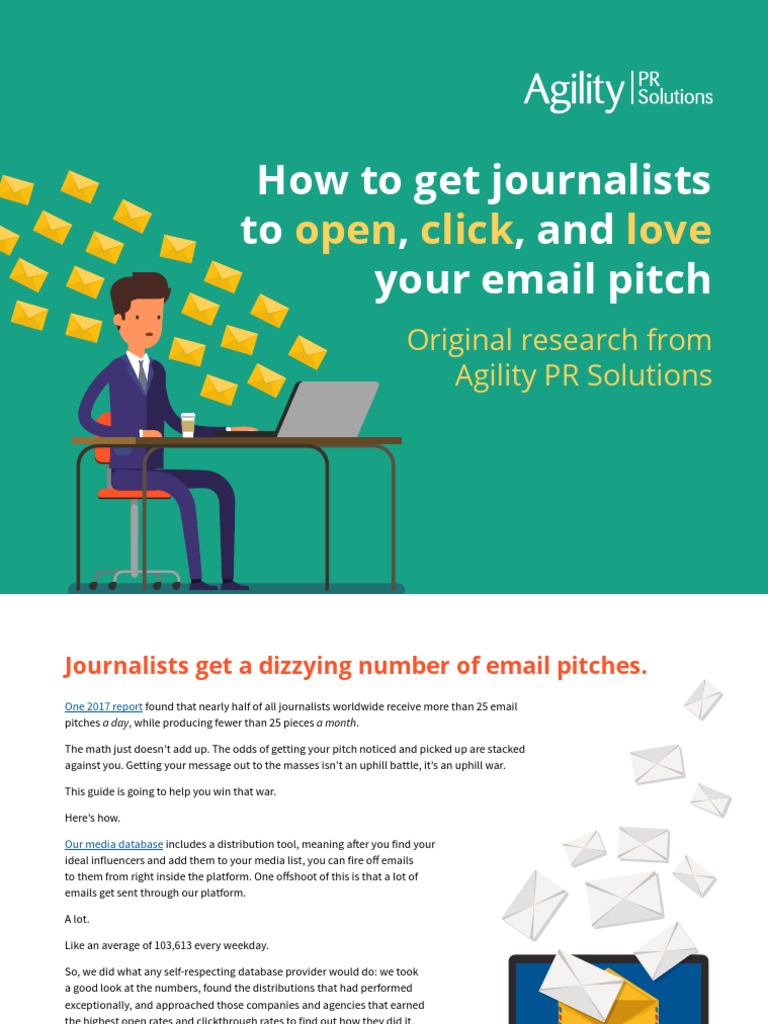 How to Optimize Email Pitches and Engage Journalists Actionable