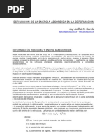 Estimacion de Energia Por colision