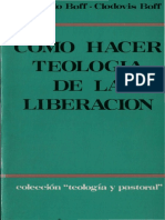 Como Hacer Teología de La Liberación - Leonardo Boff