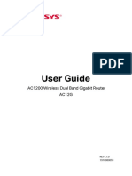 User Guide: AC1200 Wireless Dual Band Gigabit Router AC12G