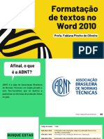 Formatação de Textos No Word 2010