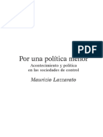 Maurizio Lazzarato - Por Una Política Menor