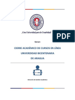 Ejemplo Cierre de Curso