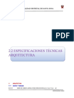 2.2 E. T. Arquitectura