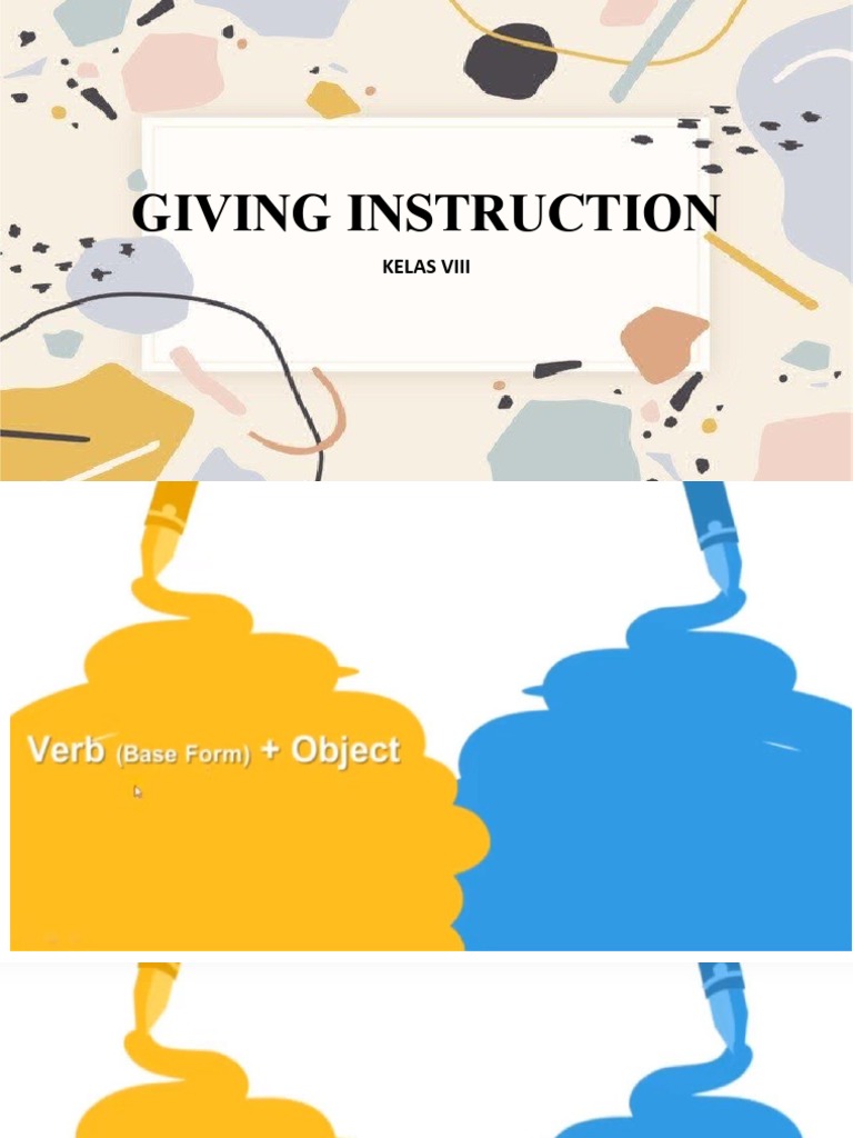 Giving Instruction | PDF