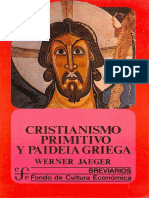 Jaeger Werner Cristianismo Primitivo y Paideia Griega