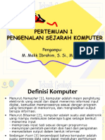 Pengenalan Sejarah Komputer