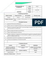 Gerente del Instituto Nacional de Estadística