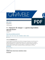 O Massacre de Amapá : A Guerra Imperialista Que Não Houve