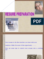 Resume Preparation 1