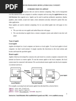 Applet Programming