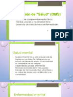 Slaud Mental y Estrategia Sanitaria de Salud Mental