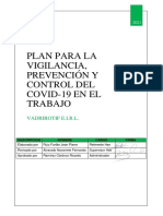 Plan VADRIROTIF EIRL para Prevenir Covid-19 en El Trabajo