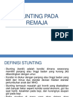 k2 Gizi Remaja STUNTING PADA REMAJA