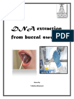 DNA Extraction From Buccal Swab: Done by T.Maha Alhasnani