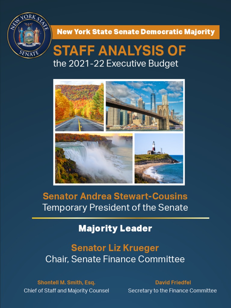 NYS Executive Budget 2022 PDF Taxes Fund Accounting