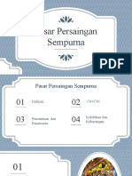 Pasar Persaingan Sempurna