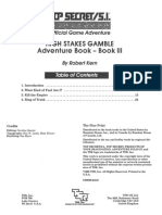 Top Secret S.I. - High Stakes Gamble - Adventure Book