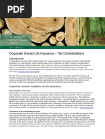 Corporate Owned Life Insurance