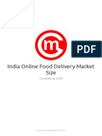 India Online Food Delivery Market Size