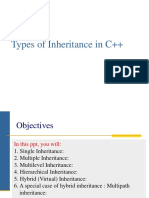 Types of Inheritance in C++ - Single, Multiple, Multilevel, Hierarchical and Hybrid