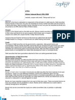 Week 6 - Types of Debt Securities Types of Debt Securities - Inflation Indexed Bond, ZCB, DDB