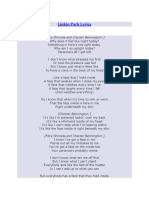 Linkin Park Lyrics: "Papercut"