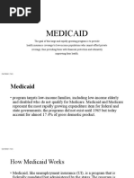 Medicaid: Classification: Public