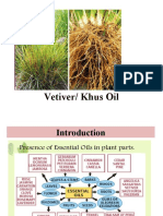 Extraction of Vetiver Oil HVP