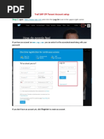 SAP CPI Tentant Accout Setup