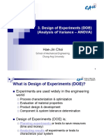 Design of Experiments - ANOVA - Presentation