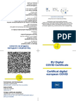 EU Digital COVID Vaccine Certificate
