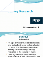 Survey Research and Its Types