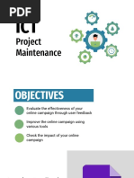 ICT Project Maintenance