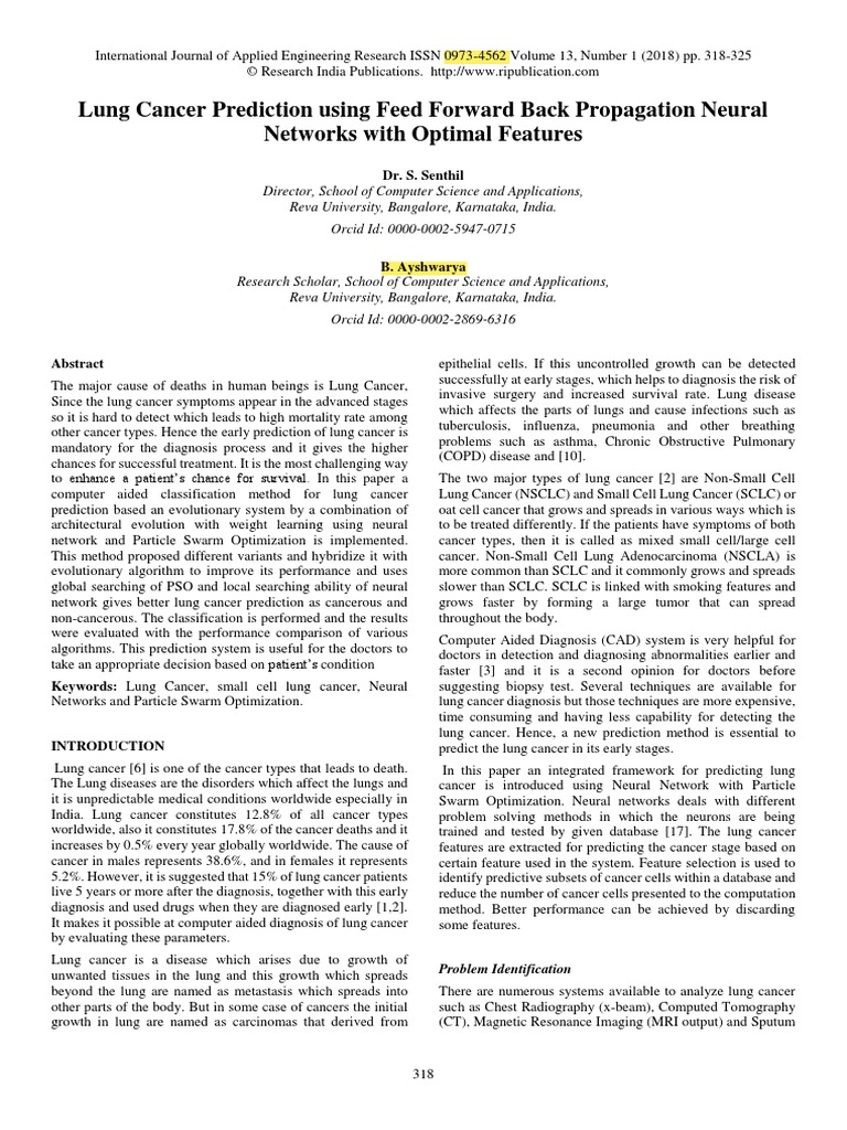 Lung Cancer Prediction Using Feed Forward Back Propagation Neural ...