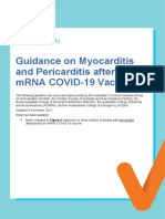 Covid 19 Vaccination Guidance On Myocarditis and Pericarditis After Mrna Covid 19 Vaccines - 1