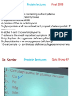 Protein Lectures and Cardiac Muscle Properties