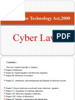 Information Technology Act, 2000: Cyber Laws