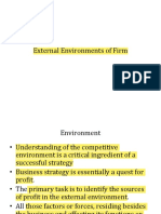 External Environments of Firm