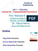 Math1 - F21 - CL - Lec6 - Tanscendental Functions - II