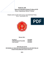 Makalah Metode Pembelajaran HW Di SD & Prinsip Dasar HW