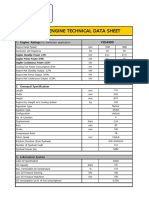 Ysd490D Engine Technical Data Sheet