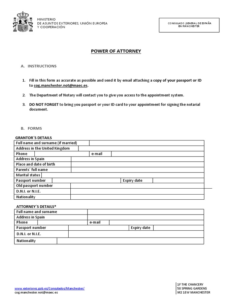 Power of Attorney Def PDF Document Common Law