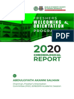 Welcoming and Orientation Report - 2020 Mssnoau P