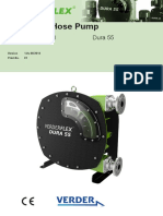 Peristaltic Hose Pump: Operating Manual Dura 55