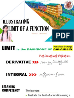 Lesson 1. Illustrating Limit of A Function