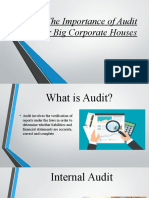 The Importance of Audit For Big Corporate Houses