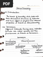 Stereochemistry 1